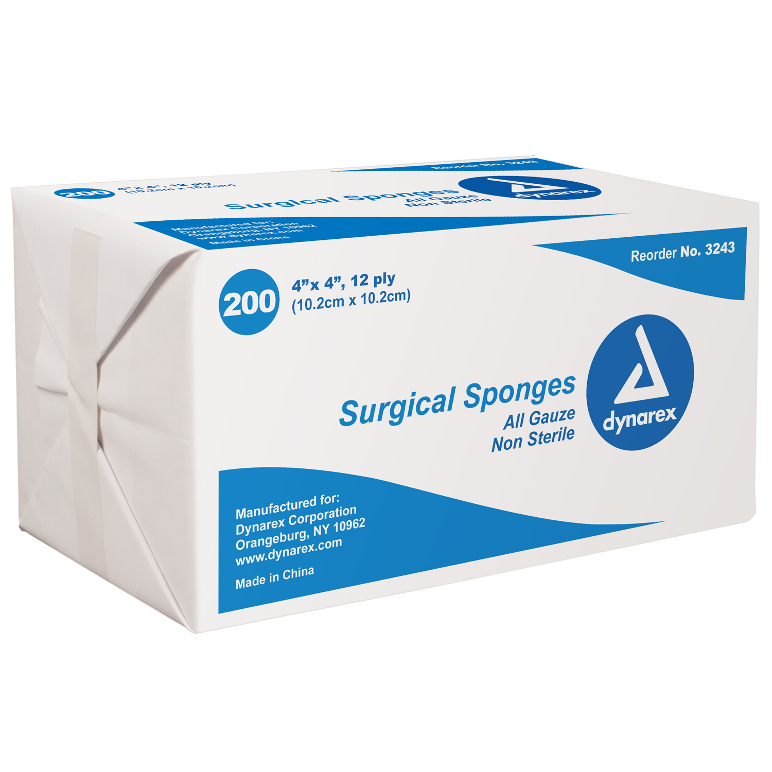 Gauze Sponges, Non-Sterile 4x4 12ply - Click Image to Close